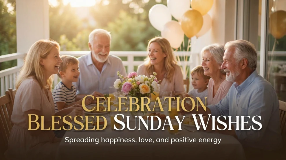 Celebration Blessed Sunday Wishes
