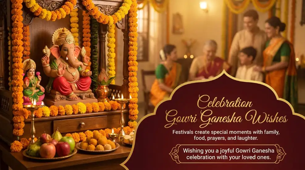 Celebration Gowri Ganesha Wishes