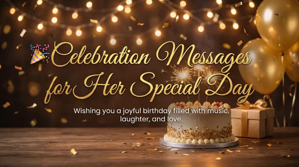 Celebration Messages for Her Special Day