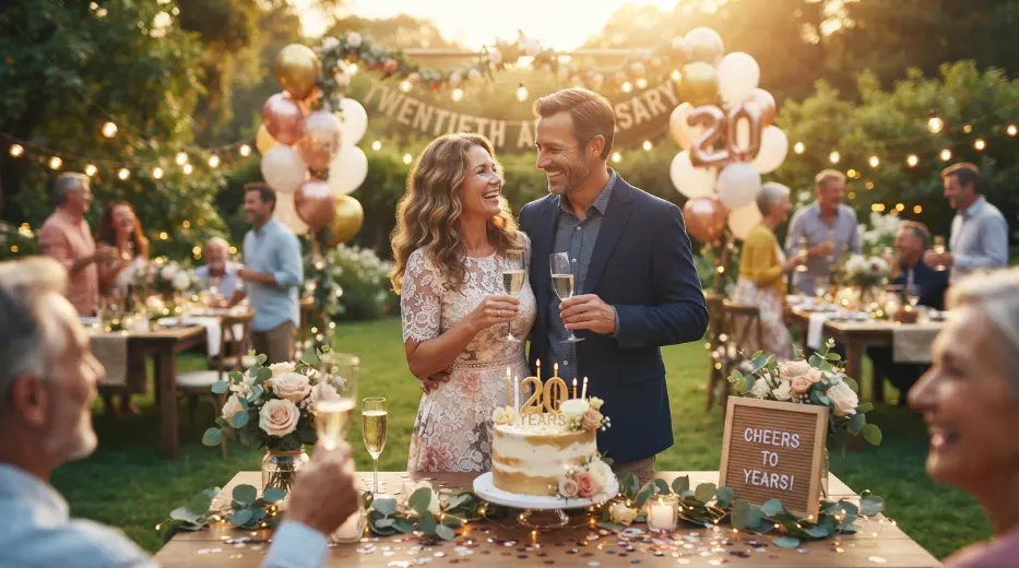 Celebration Wishes for 20 Wonderful Years