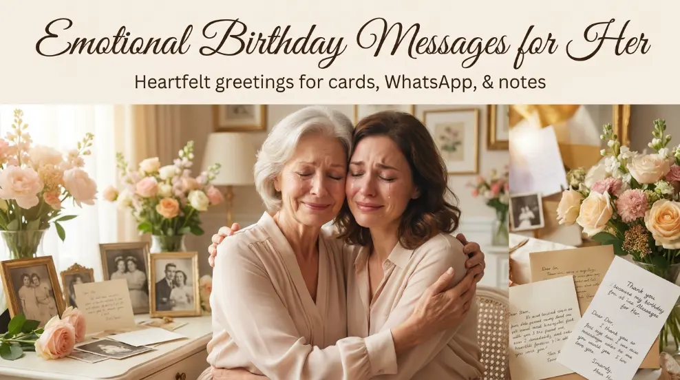 Emotional Birthday Messages for Her