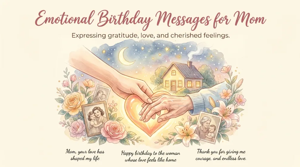 Emotional Birthday Messages for Mom