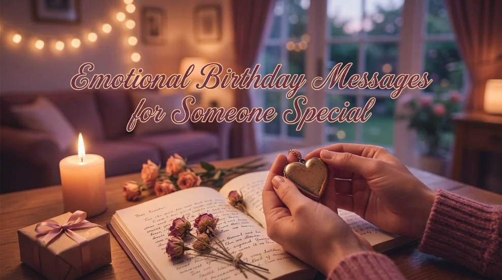 Emotional Birthday Messages for Someone Special