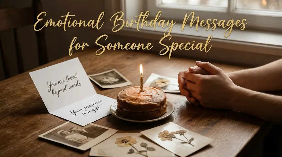 Emotional Birthday Messages for Someone Special