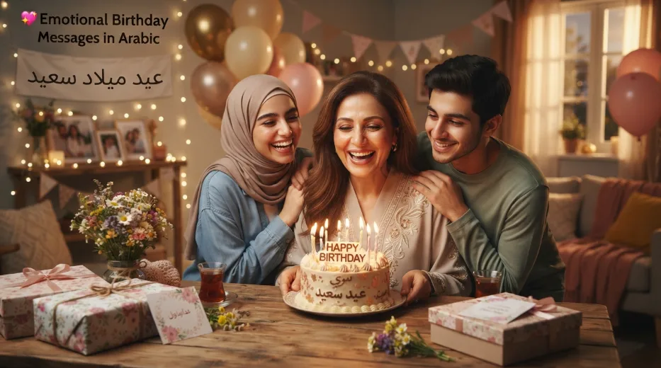 Emotional Birthday Messages in Arabic