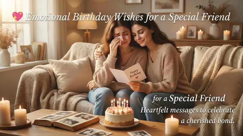 Emotional Birthday Wishes for a Special Friend