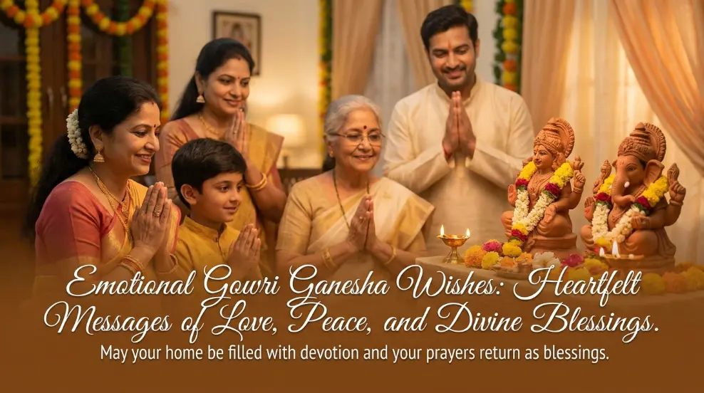 Emotional Gowri Ganesha Wishes