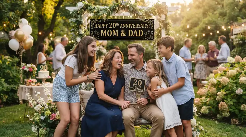 Family 20th Anniversary Wishes