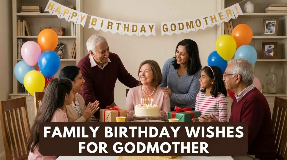 Family Birthday Wishes for Godmother