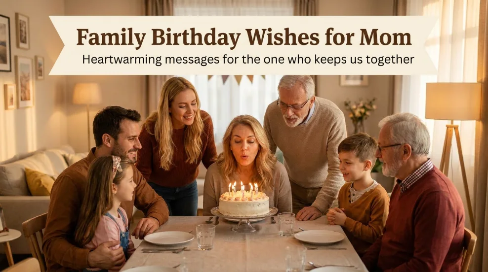 Family Birthday Wishes for Mom