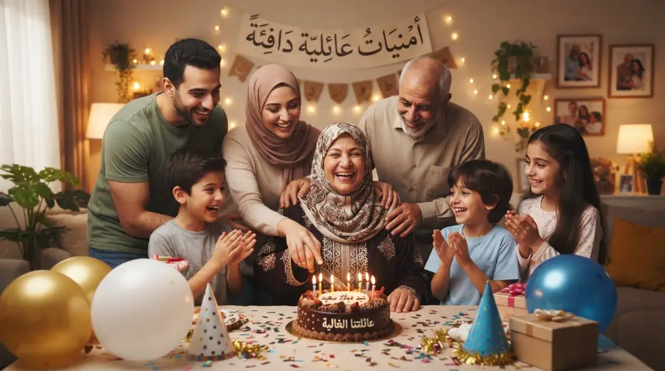 Family Birthday Wishes in Arabic