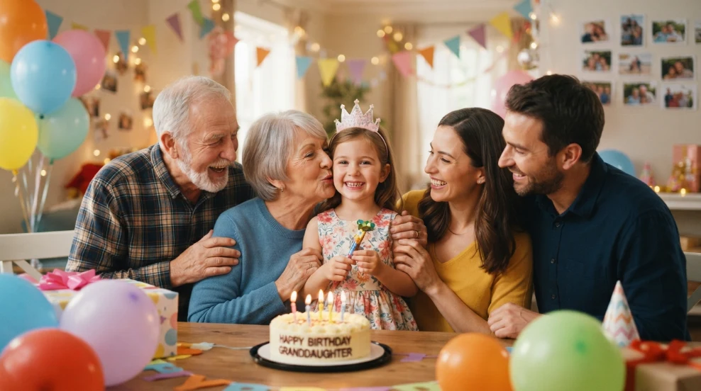 Family Birthday Wishes to My Granddaughter