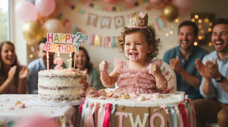Funny 2nd Birthday Wishes for Baby Girl