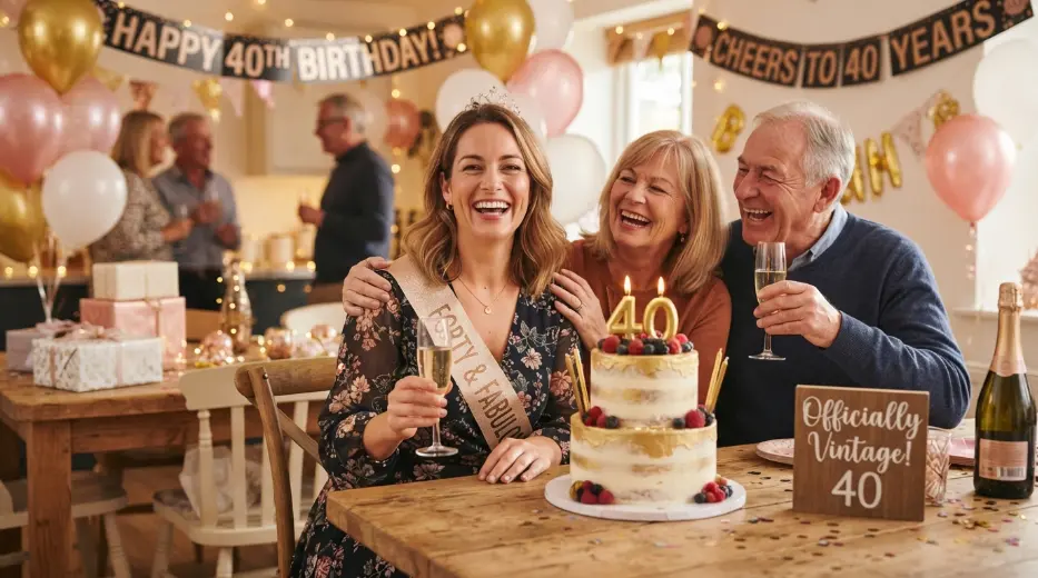 Funny 40th Birthday Wishes for Daughter