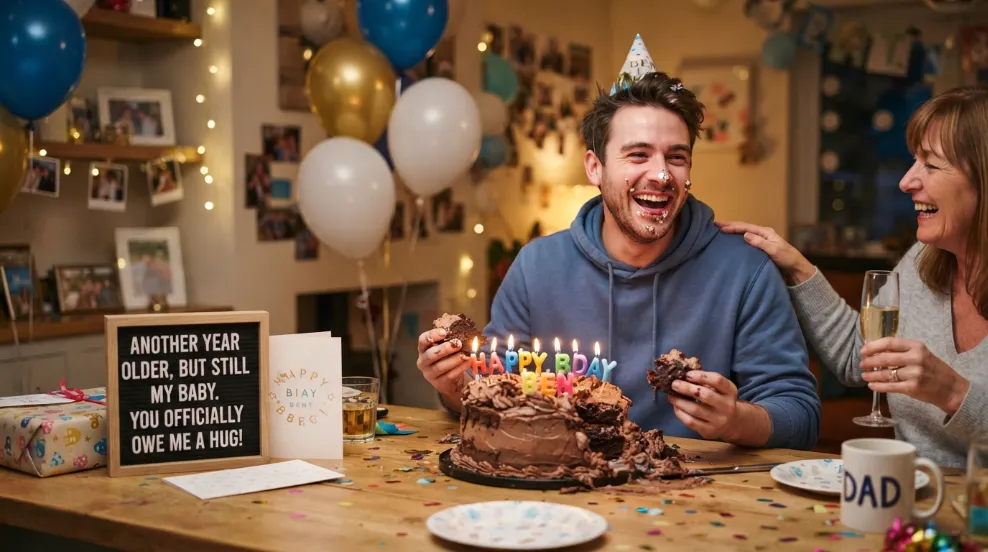 Funny Birthday Wishes for an Adult Son