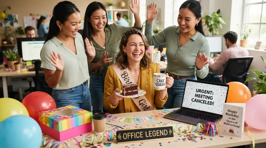 Funny Birthday Wishes for Coworker Female