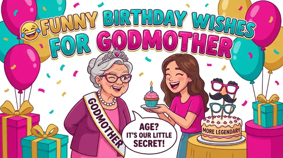 Funny Birthday Wishes for Godmother