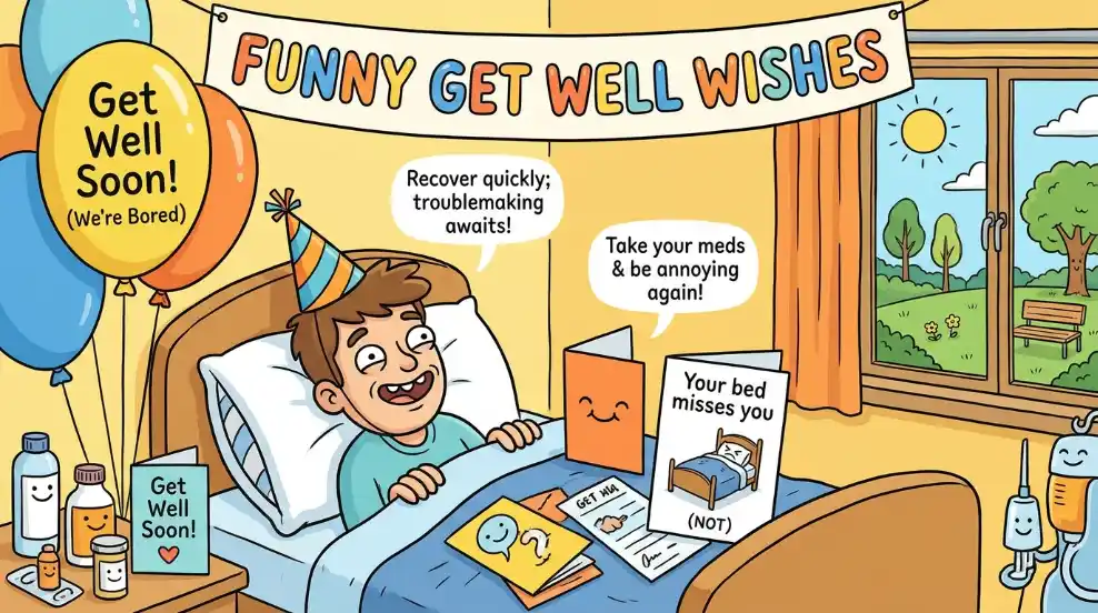 Funny Get Well Wishes Images