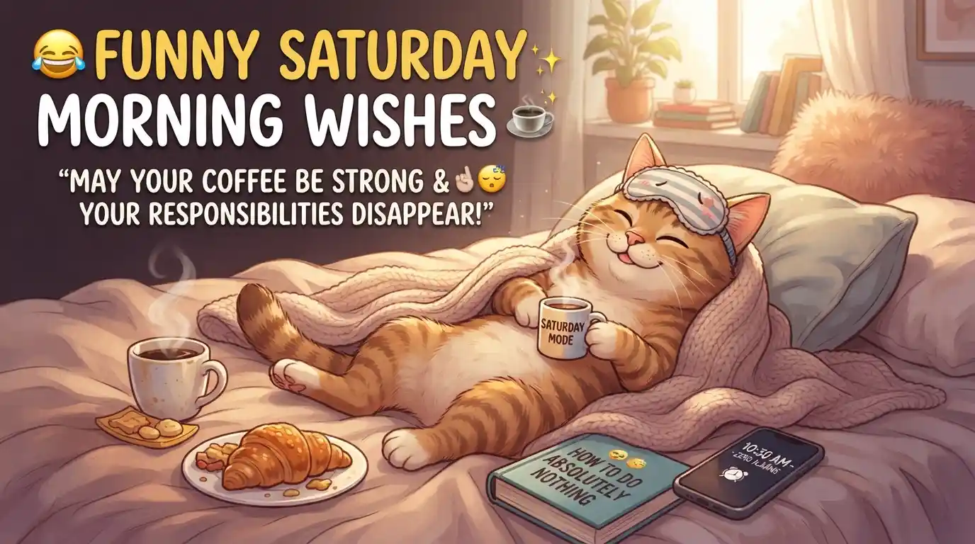 Funny Saturday Morning Wishes