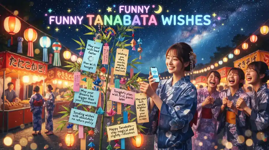 Funny Tanabata Wishes