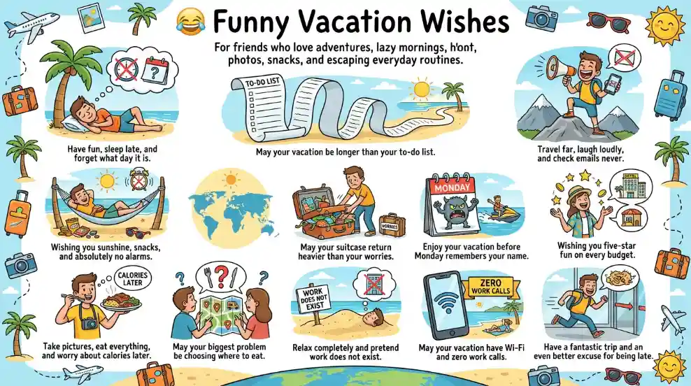 Funny Vacation Wishes