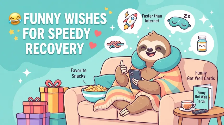 Funny Wishes for Speedy Recovery