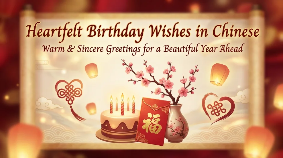 Heartfelt Birthday Wishes in Chinese