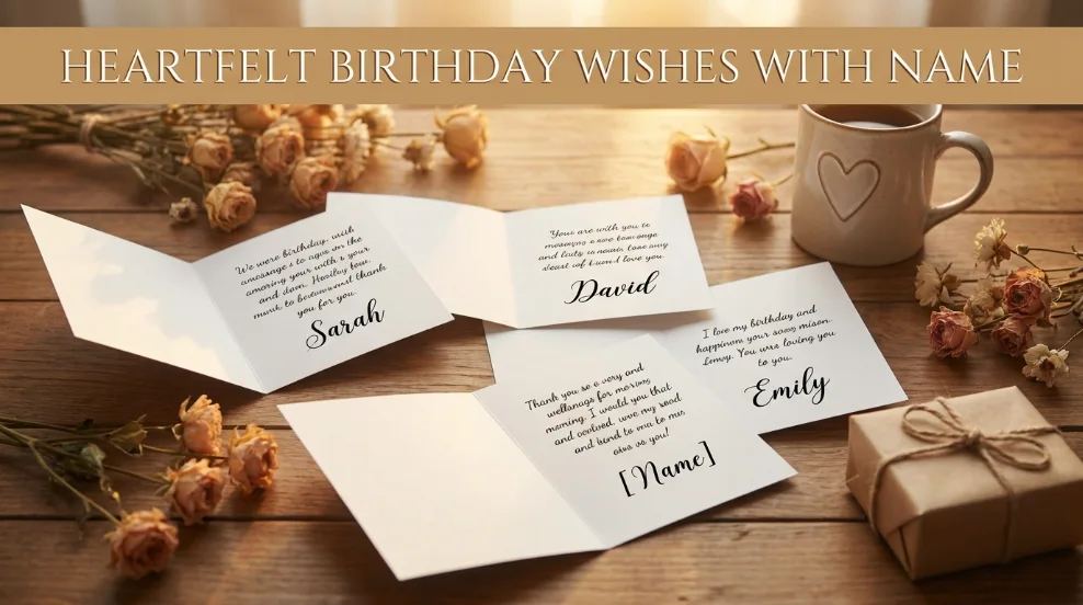 Heartfelt Birthday Wishes With Name