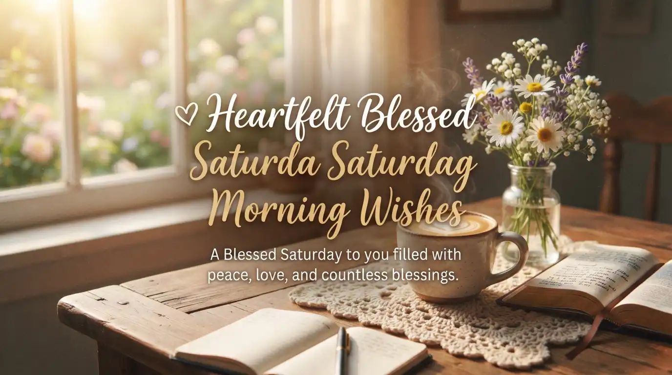 Heartfelt Blessed Saturday Morning Wishes