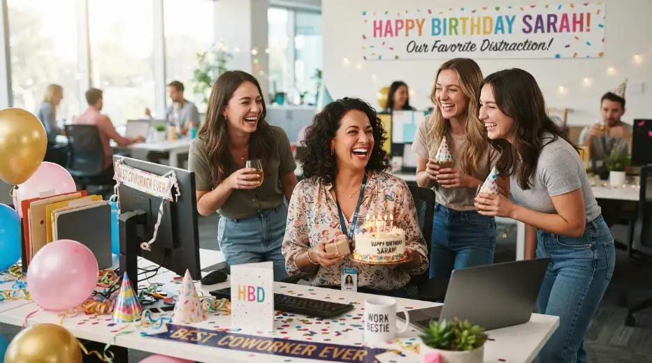 Heartfelt Funny Birthday Wishes for a Coworker