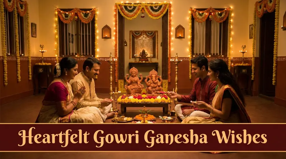 Heartfelt Gowri Ganesha Wishes