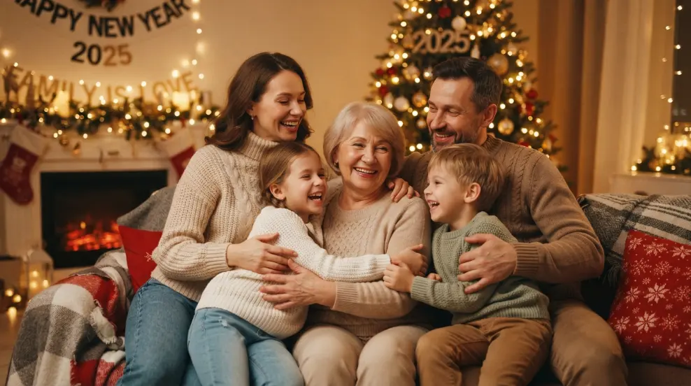 Heartfelt New Year Wishes to Family