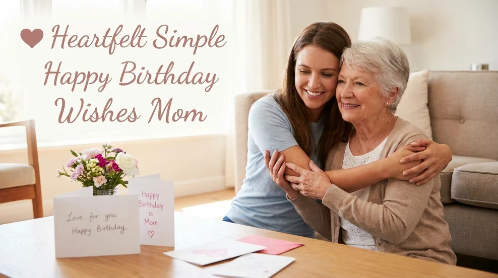 Heartfelt Simple Happy Birthday Wishes Mom