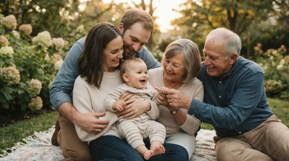 Loving Family Baby Wishes