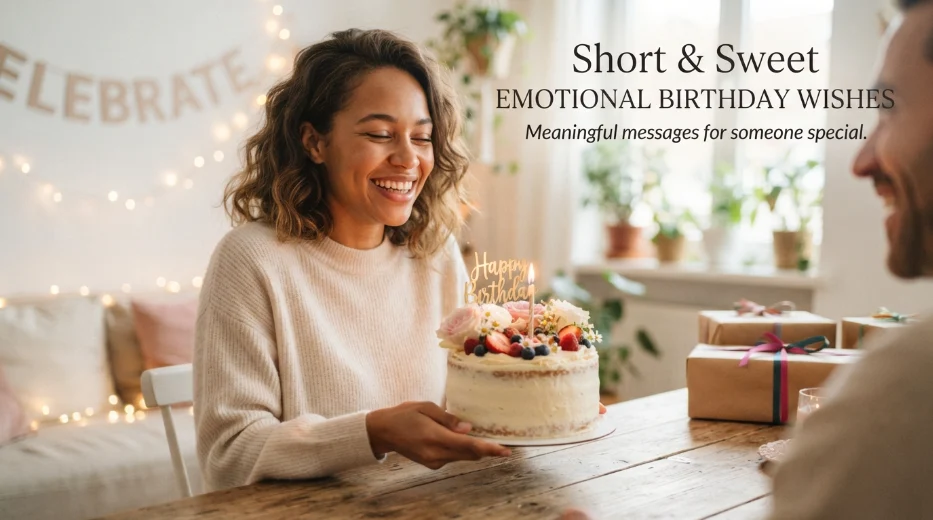 Short and Sweet Emotional Birthday Wishes