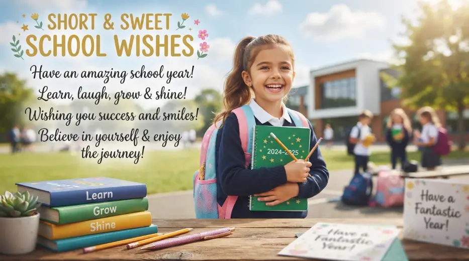 Short and Sweet School Wishes