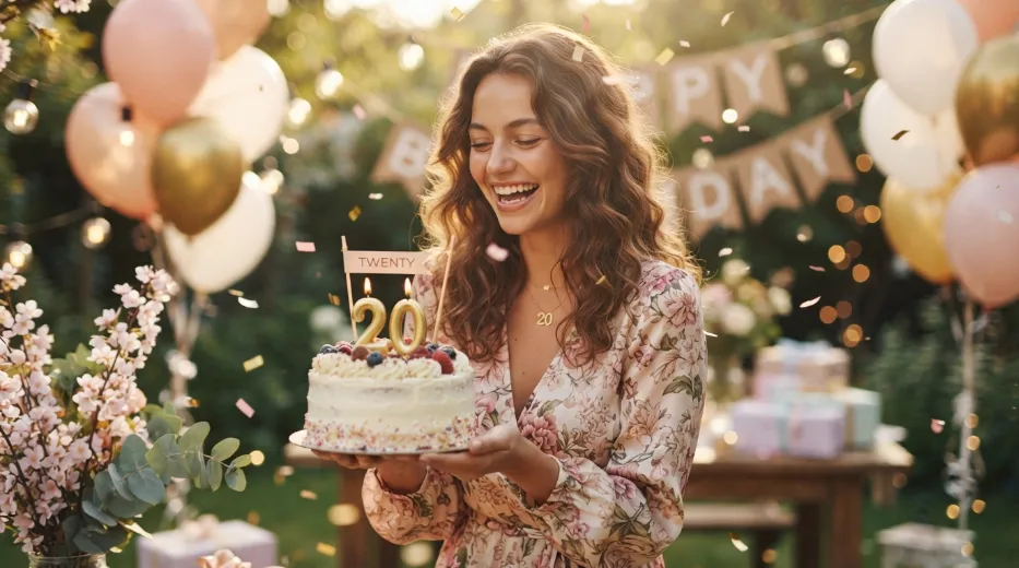 Short & Sweet 20th Birthday Wishes