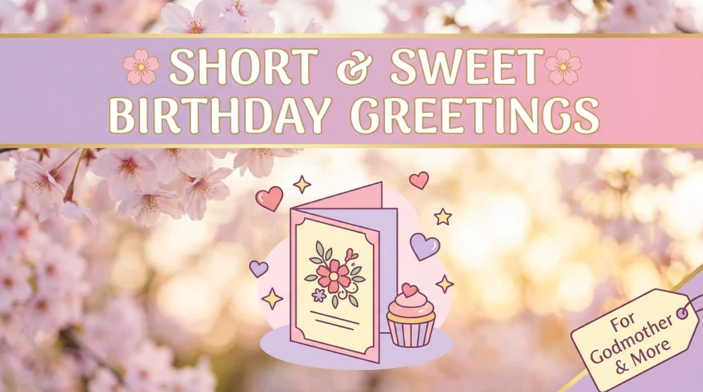 Short & Sweet Birthday Greetings