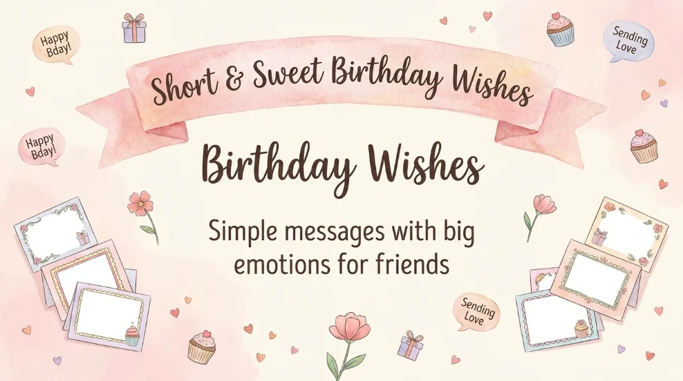 Short & Sweet Birthday Wishes