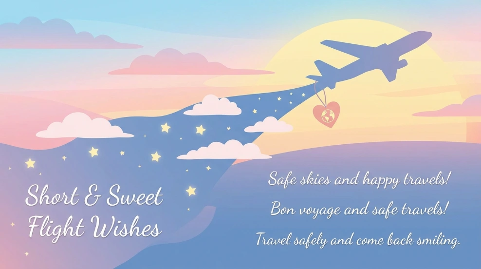 Short & Sweet Flight Wishes