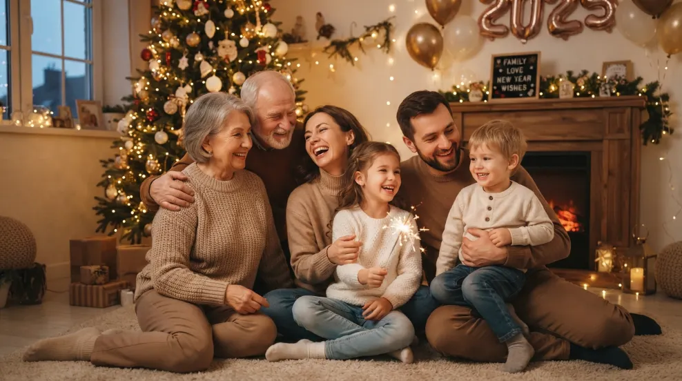 Short & Sweet New Year Wishes for Family