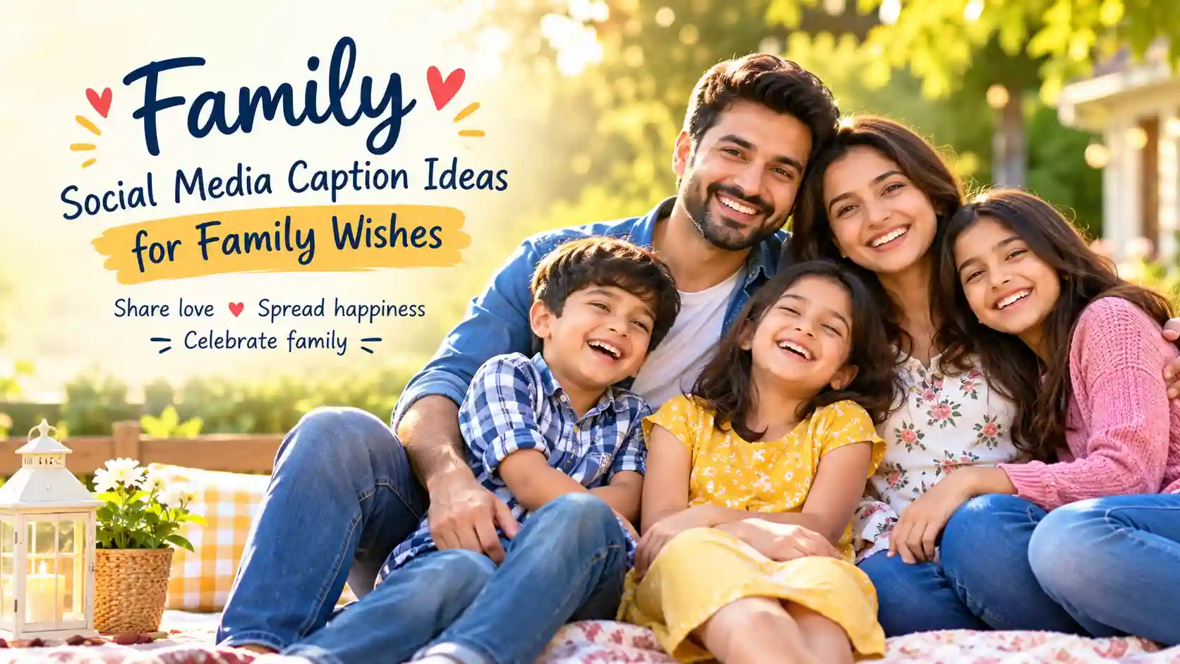 Social Media Caption Ideas for Family Wishes