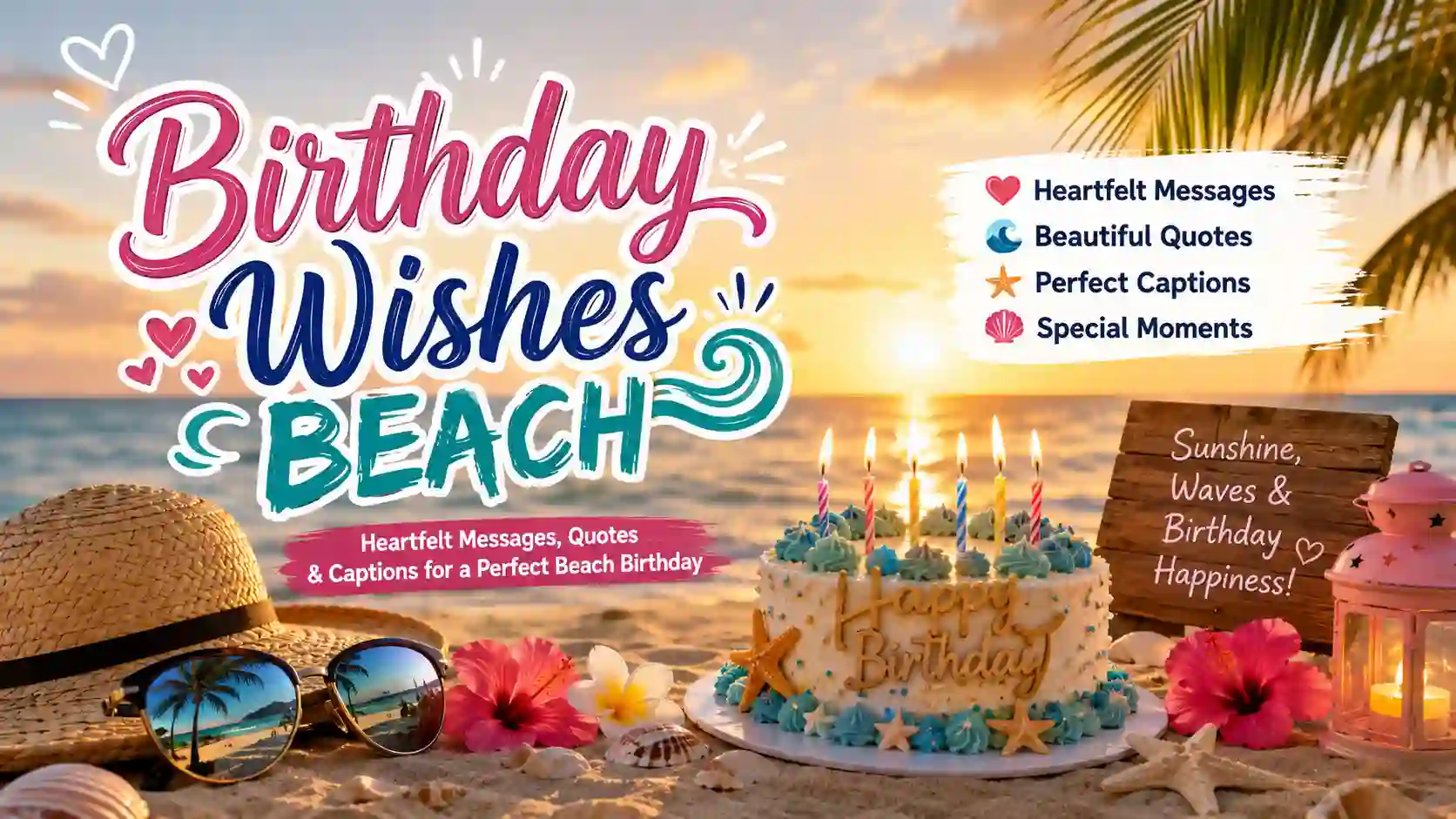 Birthday Wishes Beach
