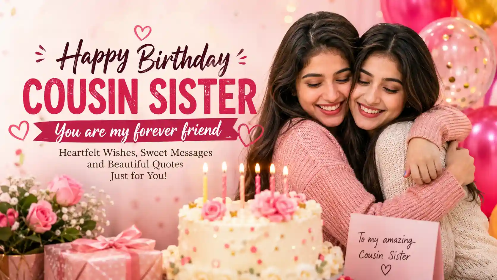 Cousin Sister Birthday Wishes