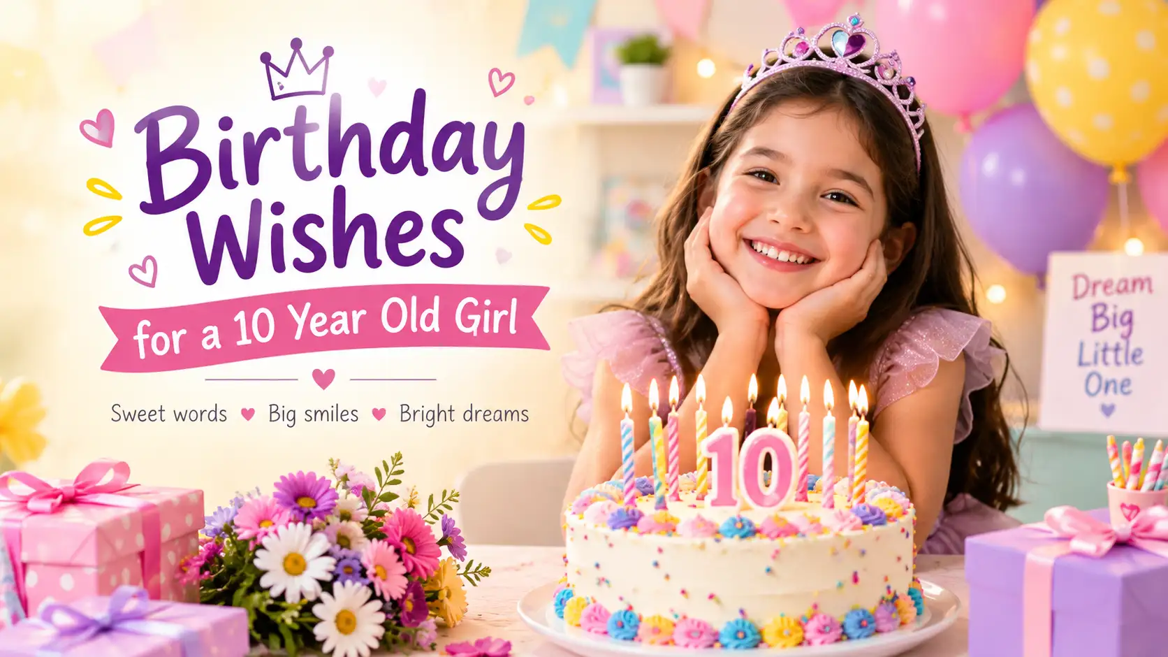 Birthday Wishes for a 10 Year Old Girl