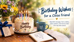 Birthday Wishes for a Close Friend