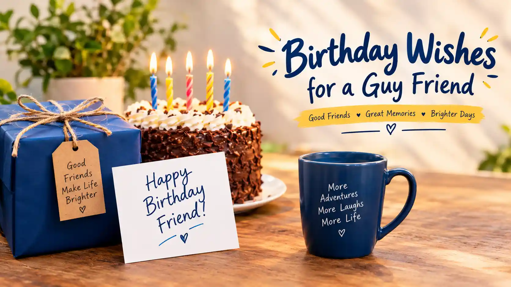 Birthday Wishes for a Guy Friend