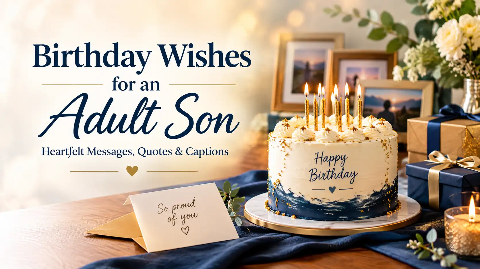 Birthday Wishes for an Adult Son