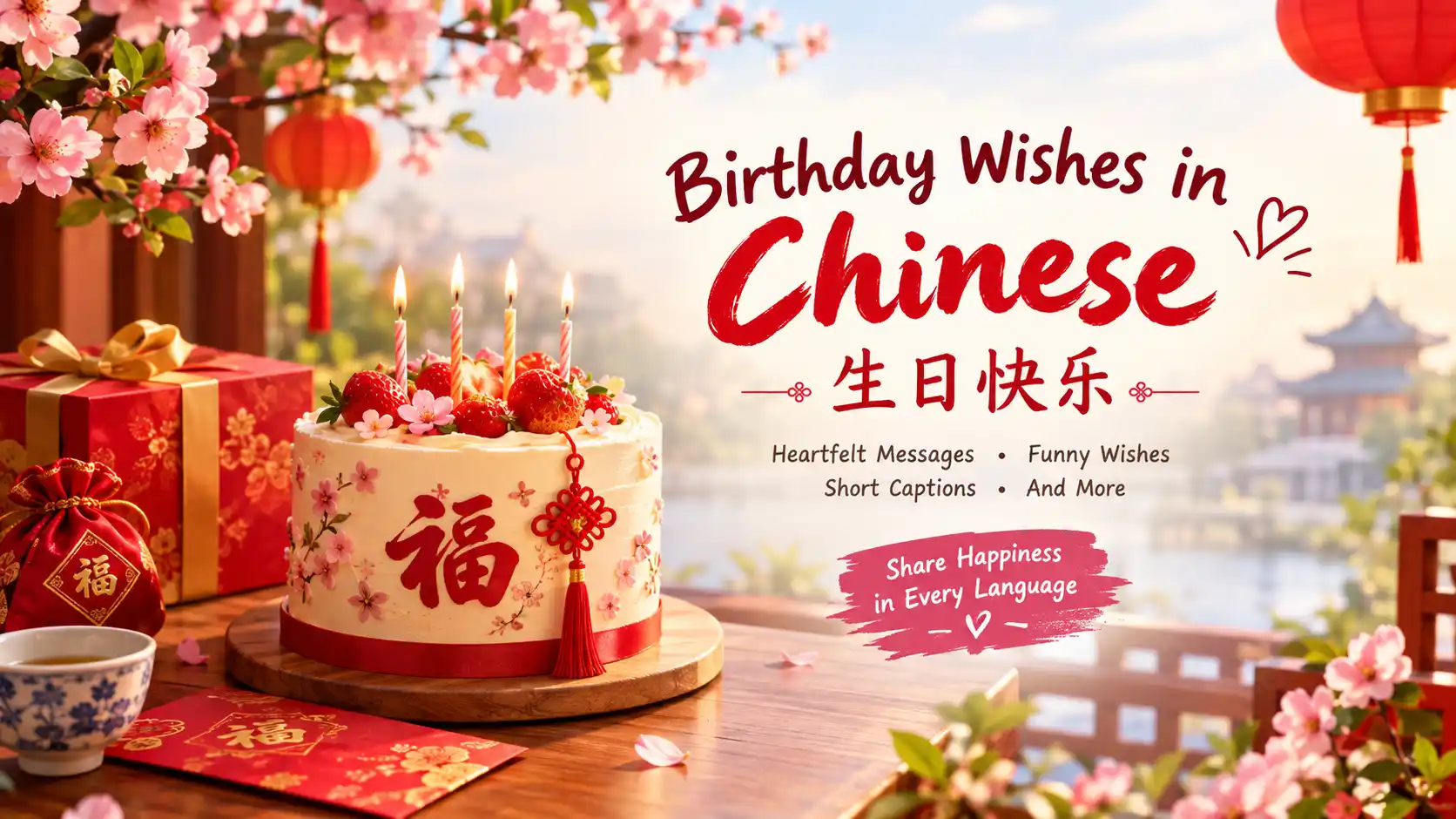 Birthday Wishes in Chinese