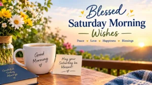 Blessed Saturday Morning Wishes